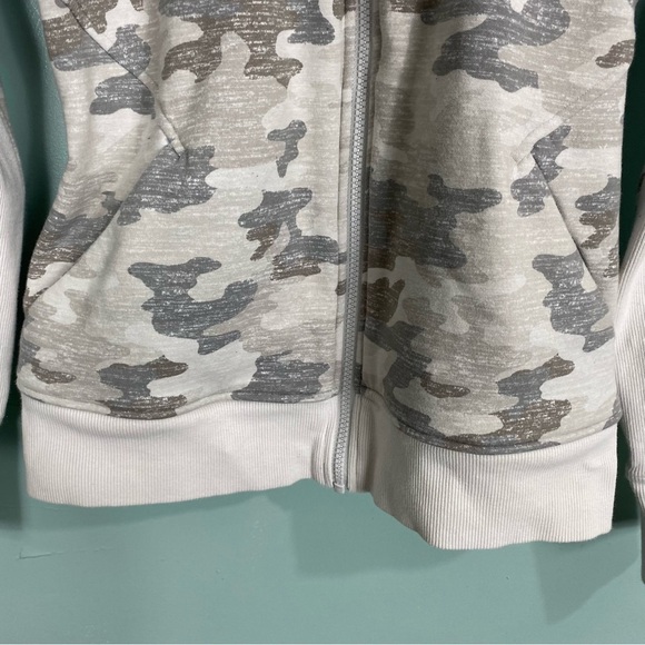 Athleta Triumph Zip Up Hoodie Camo Gray 511504 Sz XS - Picture 3 of 11
